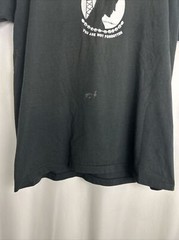 Vintage Mens XL Short Sleeve T Shirt POW MIA Black Single Stitch Stained