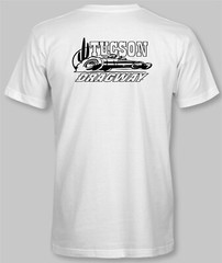 TUCSON DRAGWAY Retro T-Shirt drag race strip racing track raceway speed shop
