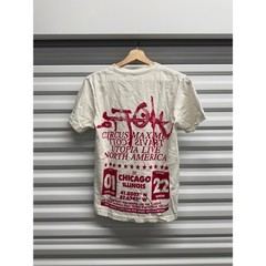 Travis Scott Circus Maximus Utopia Tour T-Shirt Chicago 2024 Mens Small Cream