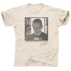 Lloyd the Bartender from The Shining Stanley Kubrick Red Rum Movie T Shirt