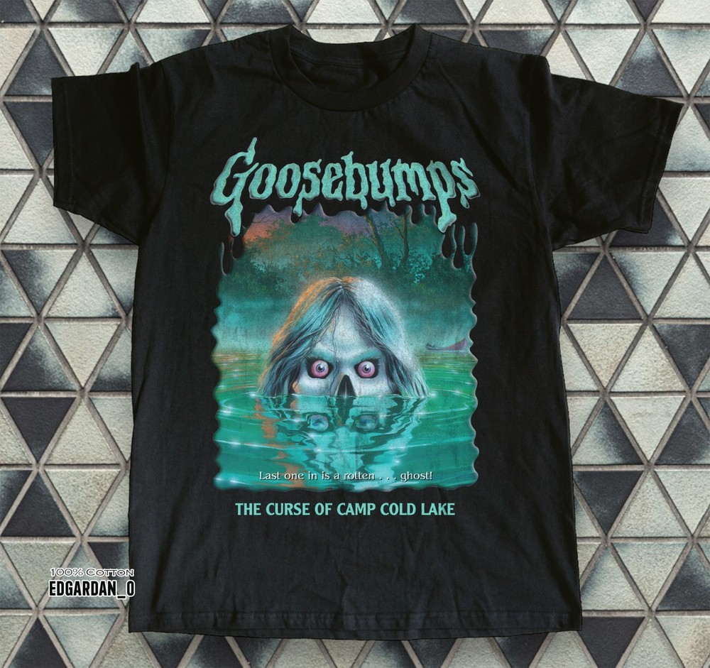 Goosebumps The Curse of Camp Cold Lake Black Unisex T-shirt Size S-5XL