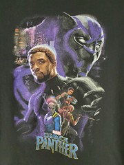 Black Panther Shirt Mens Medium Black Crew Neck Short Sleeve Infinity Saga