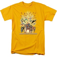 JLA United Licensed Adult Unisex T-Shirt Regular Fit Tee SM-3X