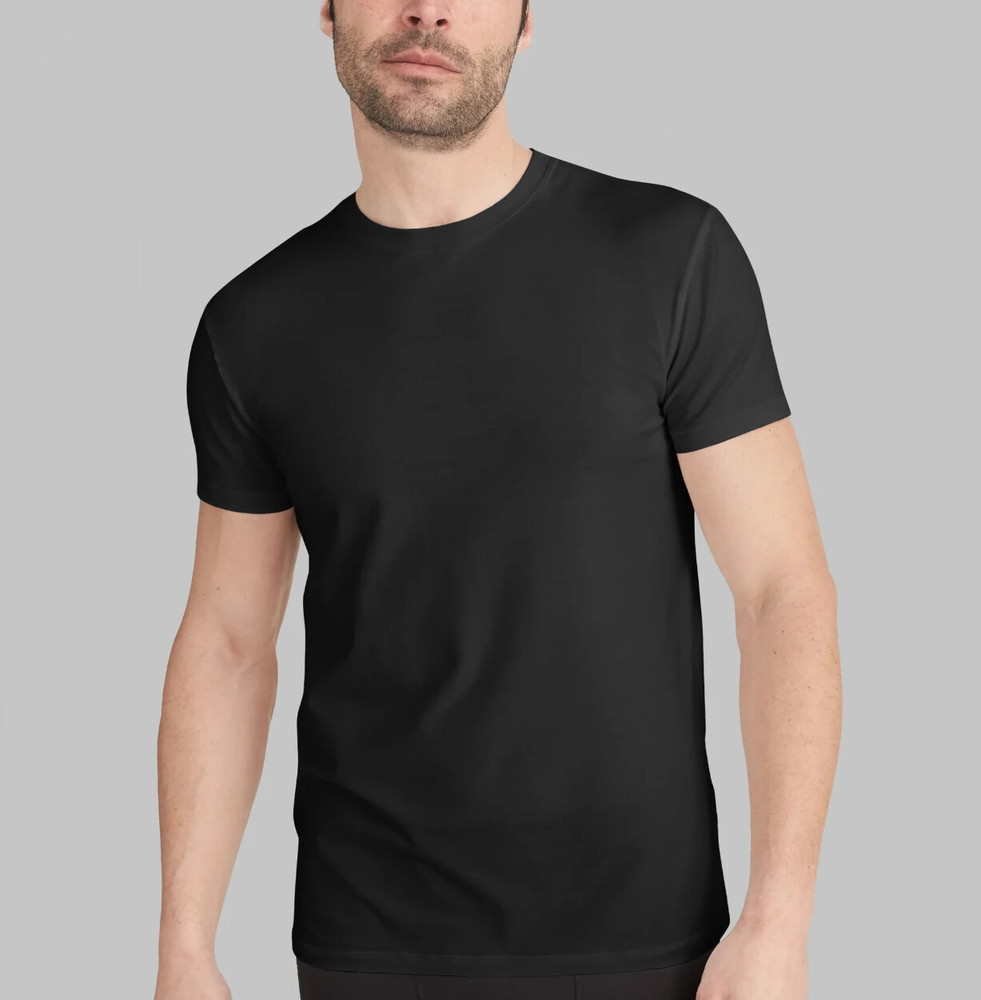 Tommy John Cool Cotton Crew Neck Undershirt Modern Fit – Medium – BLACK – 2-Pack