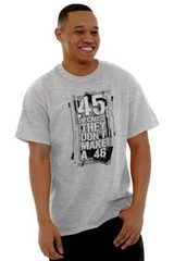 Protect Rights Freedom 2nd Amendment Pro Gun Womens or Mens Crewneck T Shirt Tee