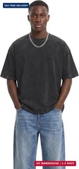Oversized Tshirts for Men Short Sleeve Vintage Washed Basic Loose Tees 2026