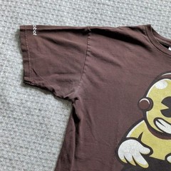 Kidrobot Shirt Mens Medium Brown Mascot Robot Graphic Tee Made USA Streetwear