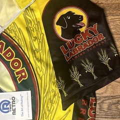 Men’s Lucky Lab Jersey W/Full Length Hidden Zipper Size 3XL NWT