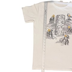 Typographia Organic Cotton Graphic Tee White Size Large Streetwear Artistic GUC