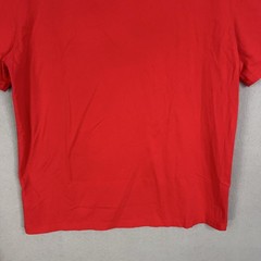Looney Tunes Shirt Mens Large Red Taz Tasmanian Devil Chenille Applique Graphic