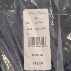 Brooks Brothers Blue Supima Cotton Jersey Logo T-Shirt Men’s Size M Solid