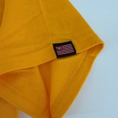 NWT The Marathon Clothing Crenshaw Tee Yellow Blue Short Sleeve Small TMC