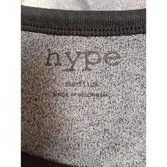 Hype Tank Top Mens Medium Gray Black Ringer Pocket Sleeveless Shirt Streetwear
