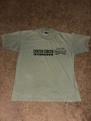American Standard Las Vegas Circus Circus Graphic T-Shirt Short Sleeve Green M
