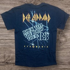 Def Leppard Pyromania Black T-Shirt Size Medium