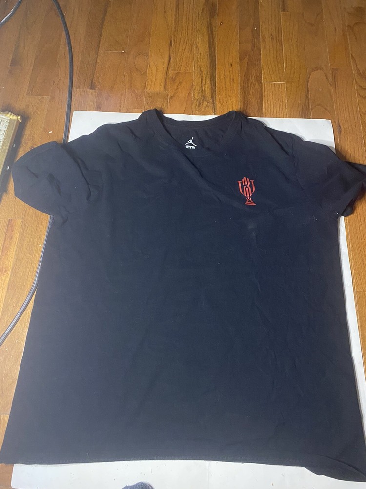 Nike Men’s Air Jordan Logo T-Shirt, Black Size XL