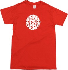 Personalised Retro Psychedelic 60’s T-Shirt – Add Your Own Text, Various Colours