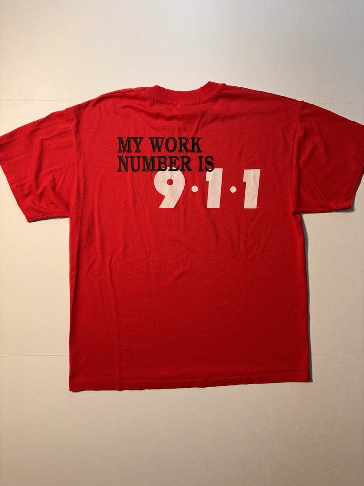 Vintage APCO International Emergency Dispatch 911 90’s Single Stitch USA T-shirt