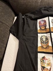 WWE Vintage Rey Mysterio Many Faces Shirt 2002 New With Tags Size XL