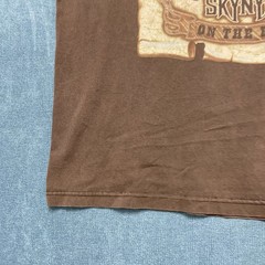 VTG AAA Lynyrd Skynyrd The Last Rebel T Shirt Mens 2XL Brown Graphic Print