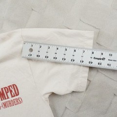 Slumped Boyz T-Shirt ” We Don’t Call The Laws” Tee Mens Small Cream