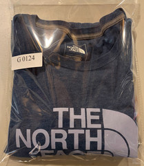 The North Face T-Shirt Men’s XXL Blue Gray Short Sleeve Logo Tee Standard Fit