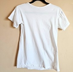 The Rolling Stones – white lace up T shirt North American Tour 1975