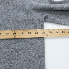 Members Mark Waffle Knit Crewneck Pullover Shirt Mens Large Gray Heritage Cotton