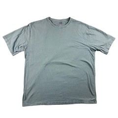 CSG. T-Shirt Men XL Gray Relaxed Fit Solid Cotton Short Sleeve Basic Sportswear