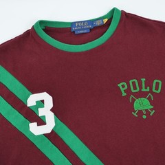 Polo Ralph Lauren Heavy Weight Jersey Classic Fit Crewneck Shirt Number 3 Mens M