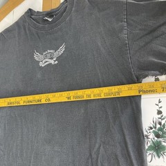 Vintage Jack Daniels T Shirt XL Freedom Rider Biker Old No 7 Brand Whiskey Promo