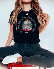 Ganesh Unisex Shirt, Lord Ganesha Hindu Elephant God Gift, Om Mantra Ganpati