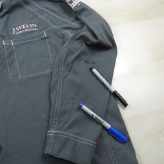 Bulwark Shirt Mens Large Gray Henley FR Fire Resistant IQ Westex Pocket Cat 2 A1