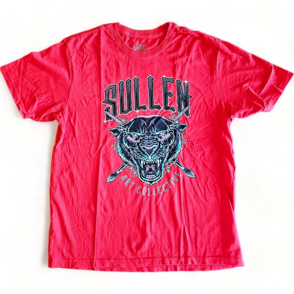 New Men’s Sullen Art Collective Premium Red Tattoo T-Shirt Tee XS-XL