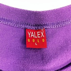 VTG YALEX GOLD I LOVE MY CHURCH Religious Jesus Size Large Tshirt