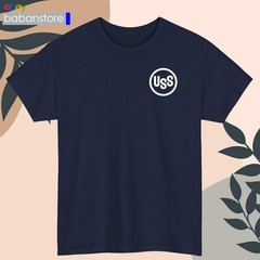 U.S. Steel Industrial Logo Black/White/Grey/Navy/Red/L Blue T-Shirt S-5XL