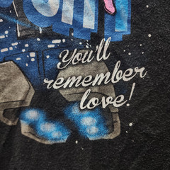 Macross City Anime T-Shirt XXL Robotech Mecha Valkyrie Minmay Graphic Tee Black