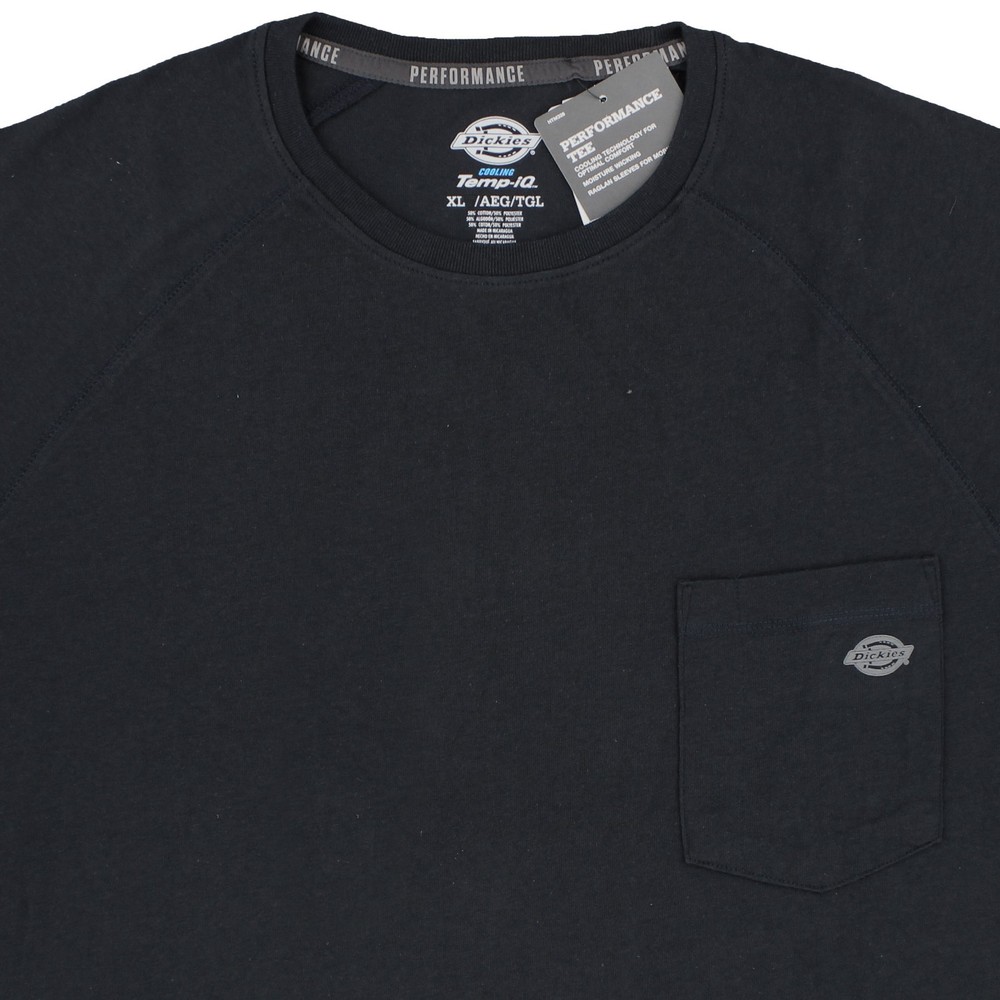 Dickies Men’s Performance Shirt Long Sleeve Pocket Tee Temp Control – Warming