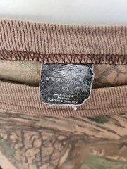 Vintage Ace Sportswear Shirt Mens 2XL Camo Mossy Oak Long Sleeve Hunting USA 90s