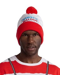 Where’s Waldo T-Shirt Men’s Costume Dress Up Tee and Beanie Set