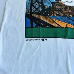 Vintage 1989 Battle of the Bay World Series T Shirt MLB USA Large