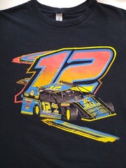 Billy Strings Tour T-shirt Dirt Track Race Car Men’s Large Jeff Reay Michigan