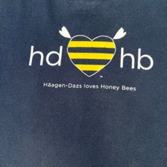 Honey Bees Shirt Men Large Heart Alive Help The Hive Haagen Dazs Party Core Go