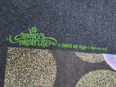 VINTAGE Mardi Gras Shirt Mens Large Peekaboo 2005 Andrea Mistretta Tee Adult A34