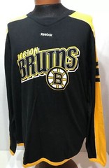 Boston Bruins NHL Reebok Face Off Collection Long Sleeve Team T Shirt 2XL T2