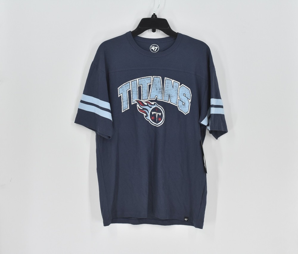 Men’s ’47 Tennessee Titans T-Shirt In Atlas Blue Size Medium