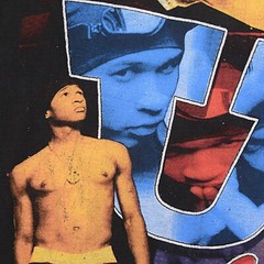 USHER 1997 My Way Nice & Slow T-Shirt Large rap R&B hip-hop front/back graphics
