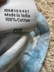 Knit Heritage Men’s Small T-Shirt Tailored Clothier 100% Cotton Blue