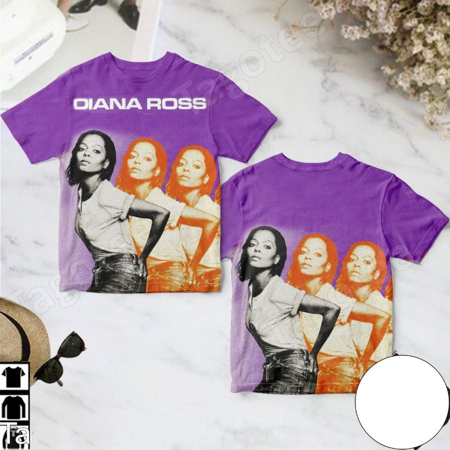 Diana Ross I’m Coming Out Purple S-5XL 3D All Over Print Shirt For Men DT1390
