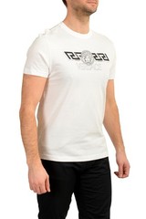 Versace Men’s White “Taylor Fit” Short Sleeve Logo Print T-Shirt US 2XL IT 56